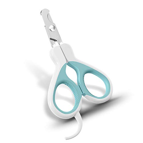 Tarnel Upgraded Comfort Edition Cat Nail Clippers with Premium Materials for Small Animal (Curved Design, Blue)