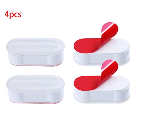 Topes del Asiento del Inodoro Cojín de la Tapa de la Tapa del Inodoro Kit de Parachoques del Asiento Universal Topes de Repuesto con Adhesivo Fuerte