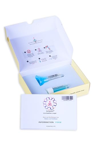 Image of Biological Age Test Kit, DNA Based Health & Longevity Report- Home testing kit for Real Age, Wellness & Fitness Insights