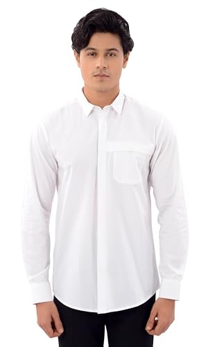 Image of Men's Solid Slim Fit Shirt