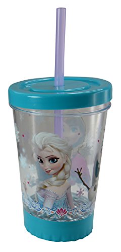 Disney Frozen Kids 12oz Light Up Fun Sip LED Tumbler with Straw