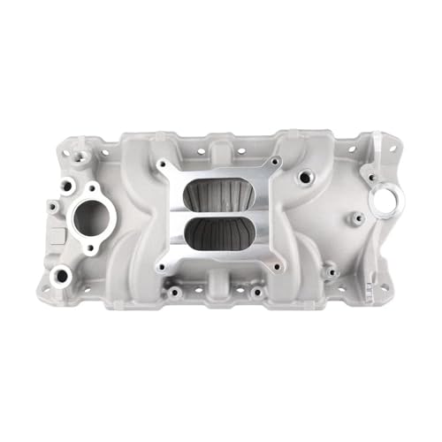 Collecteur d'admission d'air en aluminium double avion SBC pièces de moteur Chevy 283 305 327 350