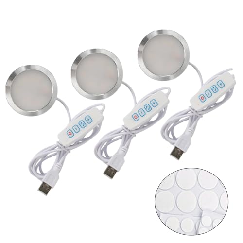 3 Stück LED-Lampen-Set,LED-Lampenbeleuchtungsset für 3D-Druckermodelle, Vielseitig Einsetzbar mit Verschiedenen Lampenschirmmodellen,Led-Leuchten, für Bambu Lab Makerworld, 3D-Druck, DIY-Hardware-Mod