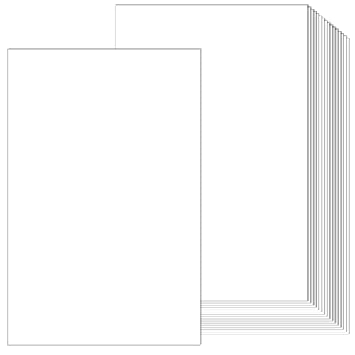 Legal Size Card Stock Paper 8.5 x 14 Inches White Colored Smooth 65lb Cover Cardstock Pastel Color Paper for Documents, Programs, Menus Printing Laser Printers (100 Pcs)