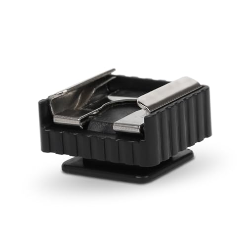 DOITOOL 4 Pack Lamp Holder Flash Adapter Universal Hot Shoe Socket Clamp for Camera Equipment