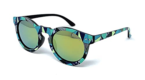 VENICE EYEWEAR OCCHIALI Gafas de sol Polarizadas niño o niña protección 100% UV400 - Round Artist Cover
