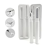 TOMSEN Pluma de limpieza de auriculares inalámbricos, kit limpiador para Airpods Pro Bluetooth Auriculares Caso Herramientas de limpieza de auriculares Pluma de limpieza, Blanco