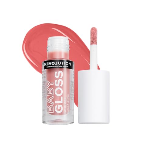 Image of Relove by Revolution Baby Gloss Lip Gloss- Glam | High-Shine Hydrating Lip Gloss with Vitamin E | Non-Sticky Lightweight Sheer Lip Tint for Juicy Glossy Lips | Everyday Wear | 2.2ml