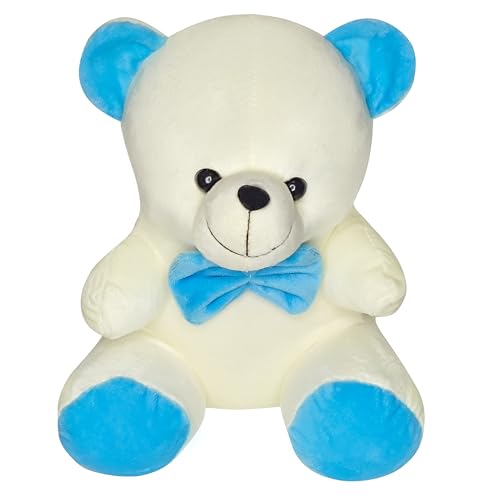 Image of Storescent Soft Toys for Kids - Stuffed Animal Plush Soft Toy for Boys & Girls | Plushie Toy Blue Teddy 30cm