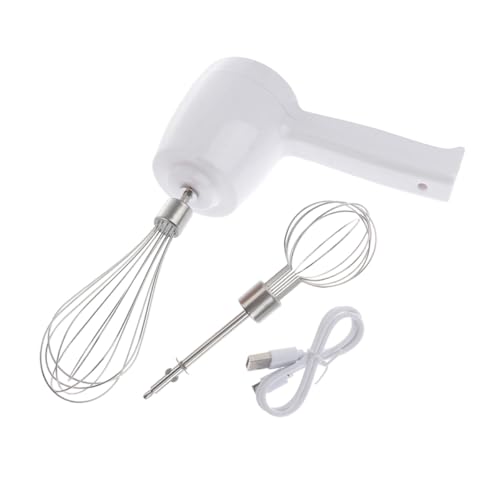 GRIRIW Mini Egg Beater Egg Beater Mixer for Kitchen Electric Mixer Tool 1-2 Gear Speed Hand Blender Cordless