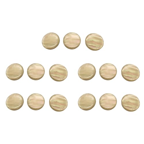 Kikolufy 15 Piezas, Botones Dedo de Trompeta, Tapa de Tornillo Tapa de Trompeta Dedo de Válvula,...