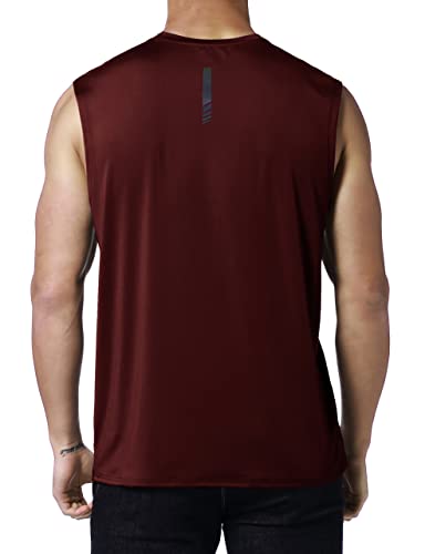 Image of EZRUN Men's Workout Sleeveless Shirts Quick Dry Muscle Swim Shirt Gym Fitness Running Beach Tank Tops