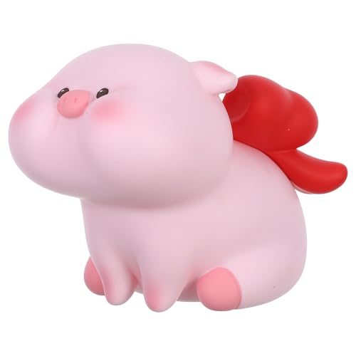 Hemobllo Salvadanaio a Forma di Maiale Carino da Tavolo Design Robusto e Compatto per Compleanni Bambine Facile da Pulire e Riutilizzabile