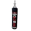 Generic PGS Punching Bag Heavy Home Gym Exercise Equipment for Muay Thai MMA Boxing Training Fitness Workout Kickboxing for Hanging Stand – Unfilled (Full Black, 4FT)