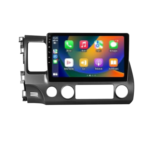 Jeocoai Navegación en Coche 64 GB Bluetooth WiFi RDS Pantalla Táctil De 10,1' Compatible con para Apple CarPlay Estéreo Multimedia GPS