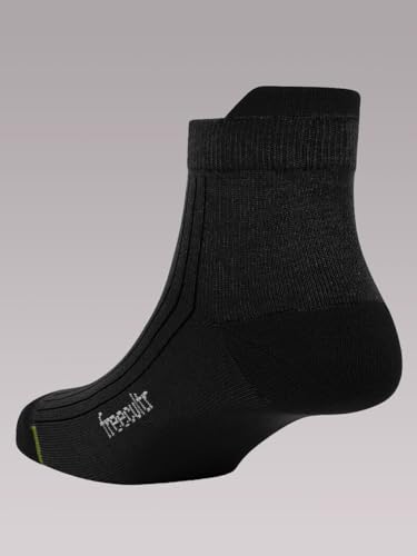 Image of Freecultr Ankle Socks | Breathable Bamboo Fibre | Odour Resistant | Thermo Regulated | Moisture Wicking | Anti-Slip Y-Heel | Soft & Comfortable Assorted Combos
