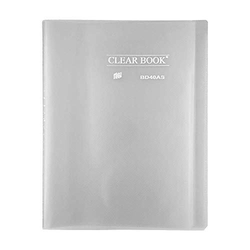 PASTA CATALOGO YES CLEAR BOOK C/ 40 FLS CRISTAL TP A4 BD40AS