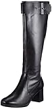 Wechselfußbett Caprice Damen 9-9-25505-25 Kniehohe Stiefel, Black Nappa, 39 EU
