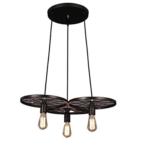 Lustre suspension vintage ZR98US pour éclairage de table de salle à manger et bistrot