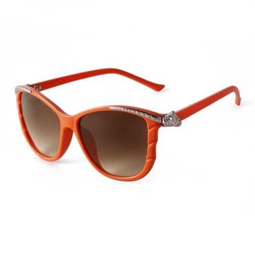 Lunettes de soleil œil de chat pour femmes monture métallique vintage verres dégradés
