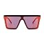 Black Frame / Mirror Red Lens