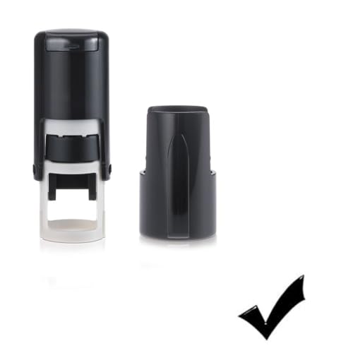 Tick Stamp – Self Inking Black Ink Stamper – Approx. 11mm