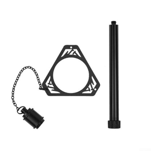 Tocadiscos giratorio de 360 grados de manivela con accesorios de juego de 19 luces para iluminación de camping inmersiva y mejoras de juego interactivas en situaciones al aire libre (rueda negra)