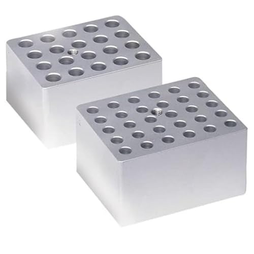 Cole-Parmer Dri-Block inserto de aluminio en blanco sin agujero
