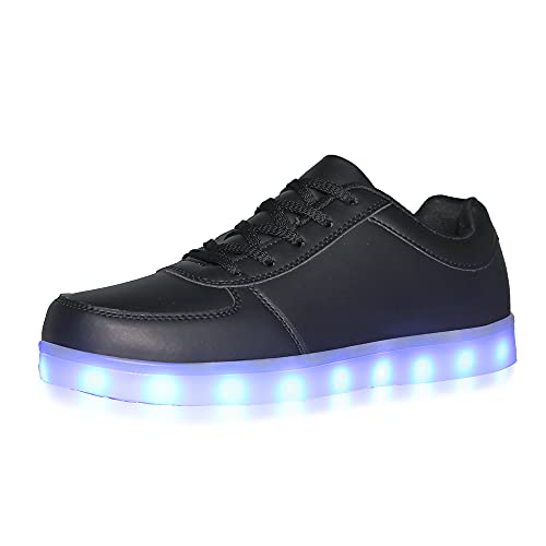 Image of YuanRoad Unisex LED Light Up Shoes with USB Charging Glowing Luminous LED Sneakers