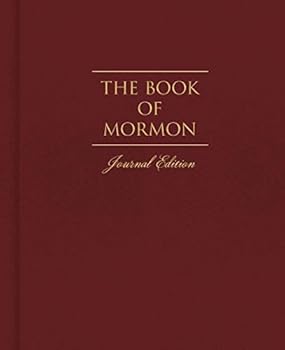 Hardcover The Book of Mormon Journal Edition Dark Red - No Index Book