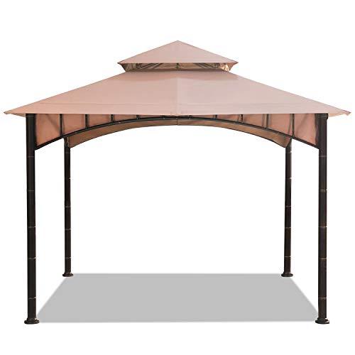 ABCCANOPY Patio Soft Top Gazebo Replacement 10'X10' Breeze Cover for Gazebo Model D-GZ136PST-N (Only Top, Beige)