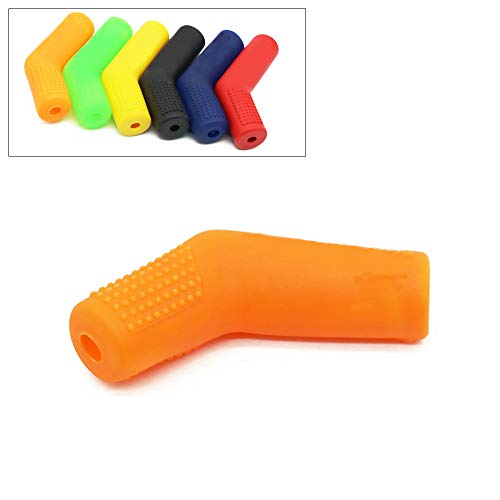 Worldmotop Motorcycle Gear Shift Cover Lever Sock Shifter Sock Boot Shoe Protector-Universal for Most Motorcycle Bike(orange)