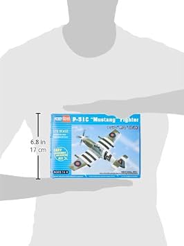 Hobbyboss 1:72 Scale P-51C Mustang Diecast Model Kit