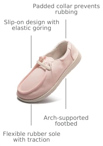 Image of Women's Canvas Slip On Loafers Fashion Outdoor Casual Flat Sneakers