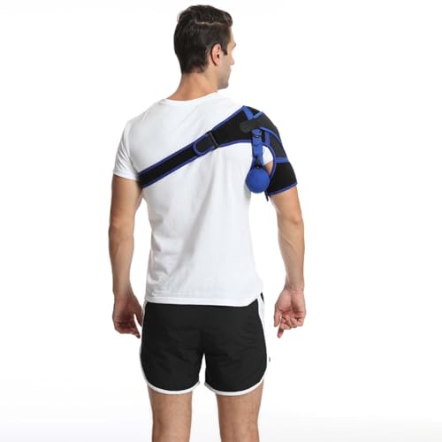 Suporte para cinta de ombro,Cinta de ombro ajustável para homens - A cinta do manguito rotador reduz