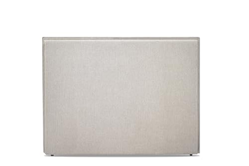 WIN REST Cabecero de Cama Duna Tapizado Lino Tela Antimanchas, Fibras Naturales, Tacto Fresco, Moderno y Elegante, Color Lino...