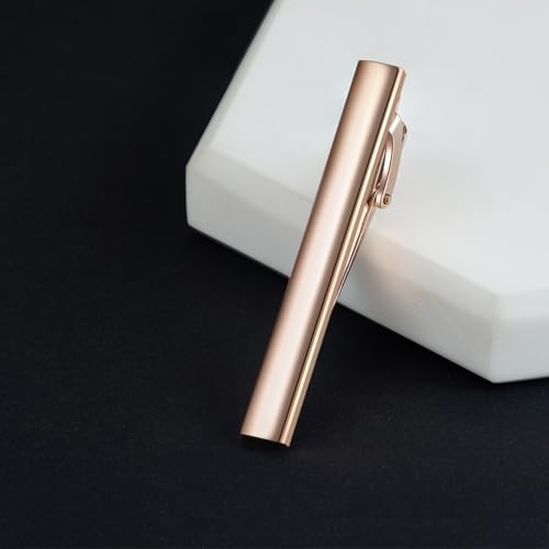 Image of HONEY BEAR 5cm /5.4cm /6cm Mens Tie Clip Bar for Normal Size Steel Business Wedding Gift 1.97 inch /2.12 inch /2.36 inch