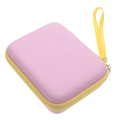 Toddmomy Guitar Pick Bag Guitar Picks Guitar Pick Case Guitar Accessories Electric Guitar Pick Holder Guitar Pick Storage Case Picks Storage Pouch Guitar Shaped Pick Holder Sponge Pink