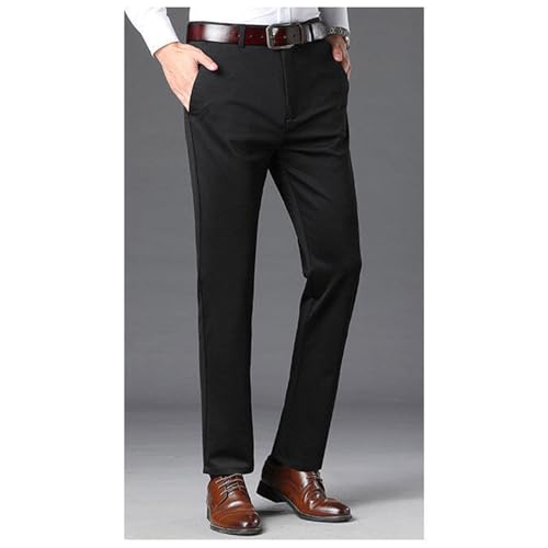 Men's Flat Front Suit Pants Stretch Fit Wrinkle-Free Casual Golf Work Dress Pant Business Slacks Comfy Trousers3