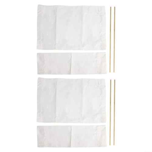 Directors Chair Canvas Replacement Covers Kit With Stripes Design For Folding Beach Deck Chair, Outdoor Furniture Cover Set With Accessories(White)