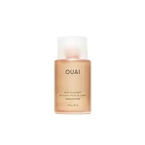 OUAI Body Cleanser Travel Size, Melrose Place - Foaming Body Wash with Jojoba Oil & Rosehip Oil to Hydrate, Balance & Soften Skin - Paraben, Phthalate, Sulfate Free Skin Care Products (3 Fl Oz)
