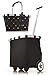 reisenthel Set carrycruiser + carrybag Einkaufstrolley Einkaufskorb black OE7003 + dots BK7009