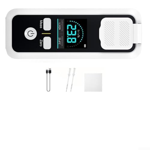 Medidor de concentración de azúcar digital recargable para refractómetro Brix con pantalla a color HD (JBM-20)