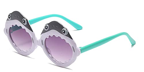 Sunglasses for Toddler Shark Shaped Glasses Party Favors For Boys Girls Ocean Pool Party Supplies Costume Shark Birthday Party Decorations Gifts Eyeglasses - 6 Pieces3