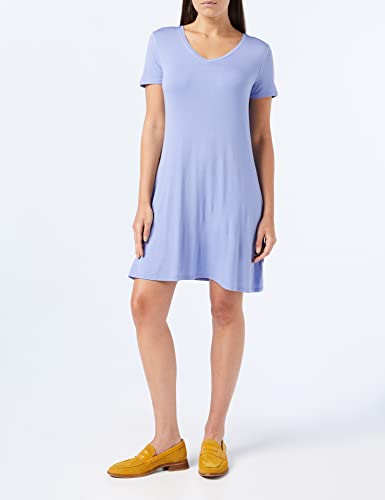 Image of Amazon Essentials Women's Short-Sleeve Scoopneck Swing Dress