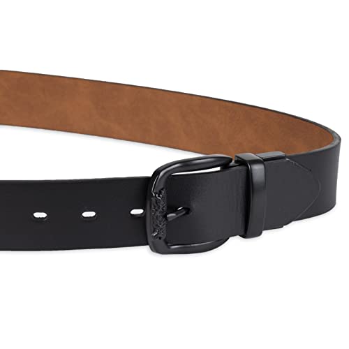 Image of Levi's Leather Men's Levis 40Mm Reversible Belt With Brushed Silver Buckle