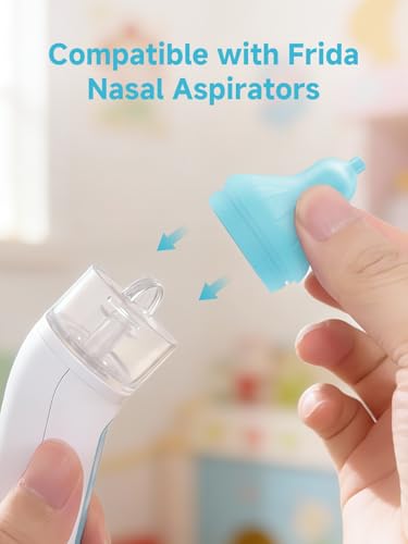 Image of Nasal Aspirator Replacement Tips Compatible with Frida Baby Nose Sucker
