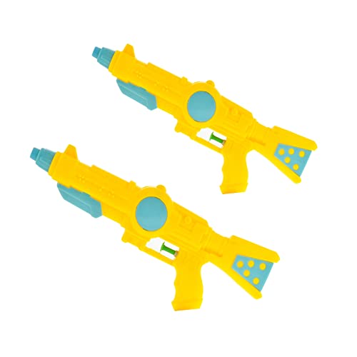 Image of Brown Leaf Toy Gun Holi Pichkari Water Gun Water Pistols Pichkari for Kids Holi Pool Party Fun Toys (2 Pichkari)