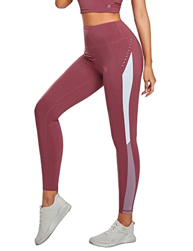 Legging femme taille haute coloré en nylon pour sport et pluie 1a1a