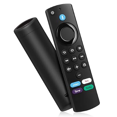 Remote Control Replacement Compatible with Fire-Smart-TVs Stick 4K(1st /2nd Gen), Cube (1st/2nd/3rd) & Stick 4K Max, Replacement FireStick Remote (2nd Gen/3rd Gen/Lite/HD) with Voice Search